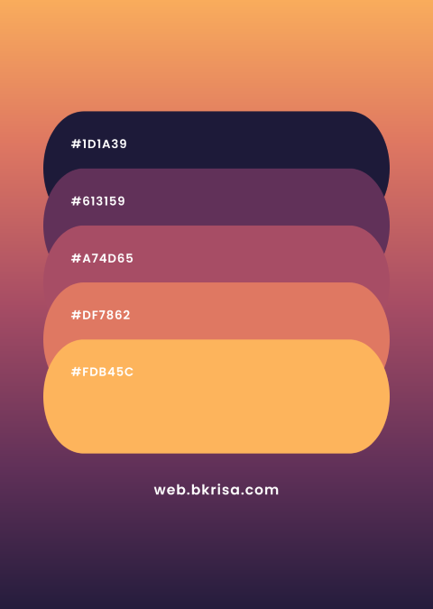 Őszi weboldal színek