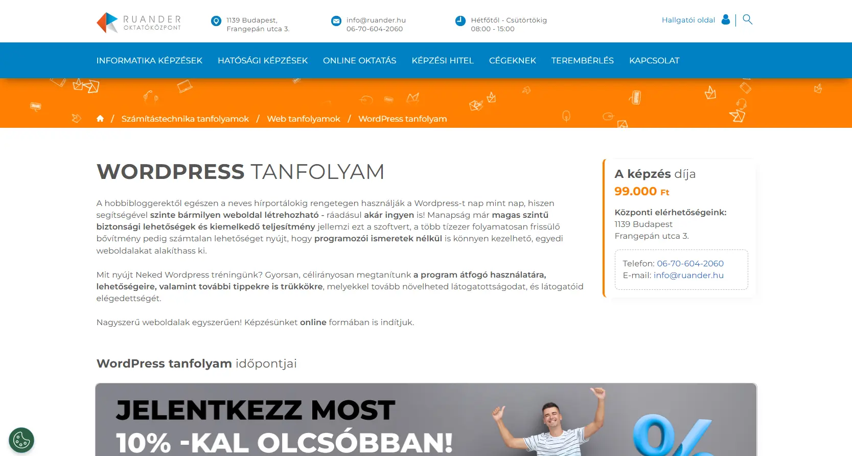 Ruander - WordPress tanfolyam