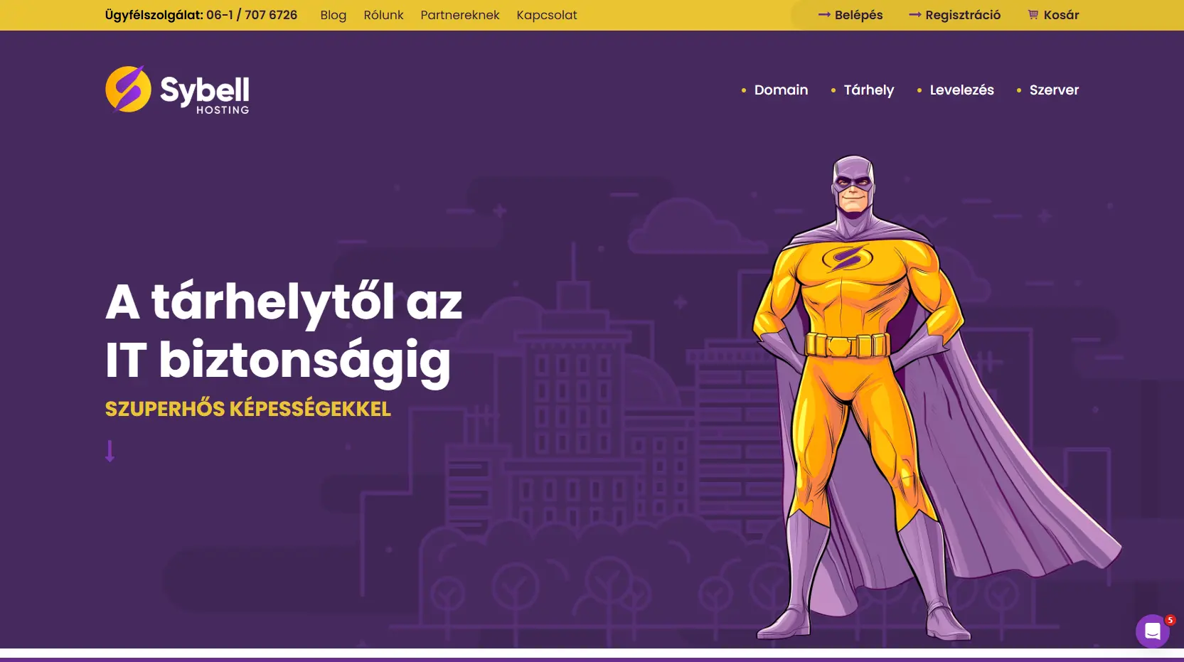 Sybell tárhelyszolgáltató